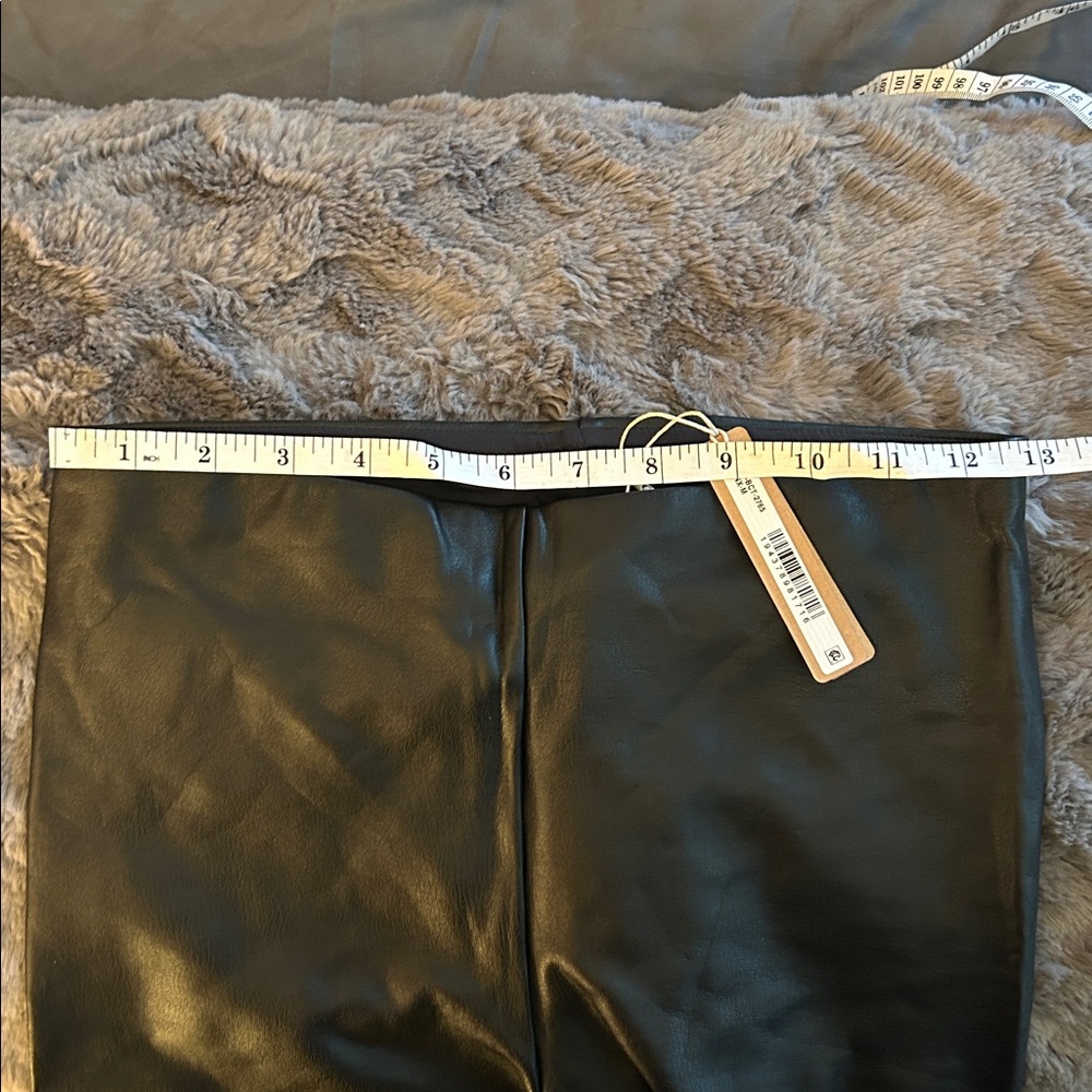 Skims NEW Black faux leather pants😍 - Picture 7 of 12